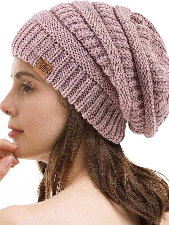 Other - Slouchy Beanie Hat for Men and Women Winter Warm Knit Hat Chunky Soft Oversized